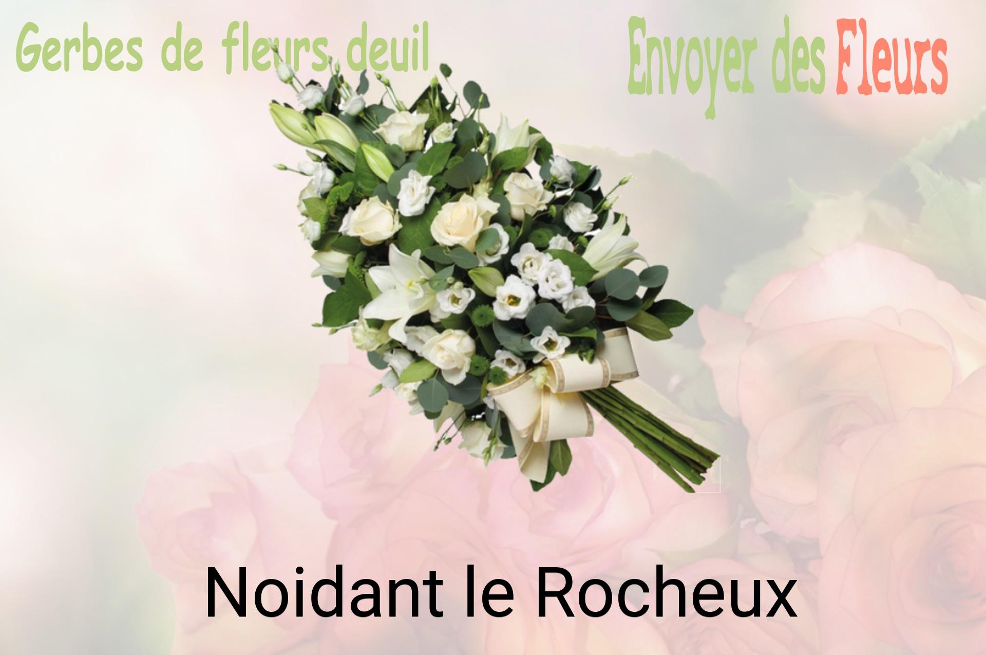 Gerbe de fleurs de deuil livrée à Noidant-le-Rocheux